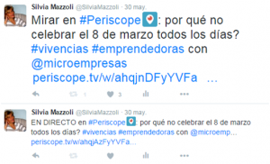 Persicope en Twitter