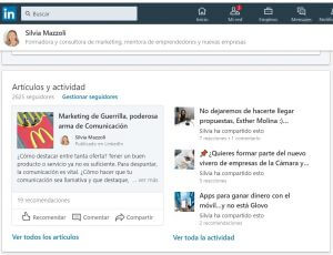 Publicar un articulo en Linkedin Actividad en Linkedin