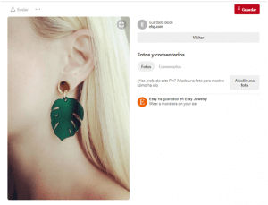 Etsy en Pinterest