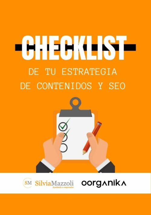 Checklist de tu estrategia de contenidos y SEO por Silvia Mazzoli