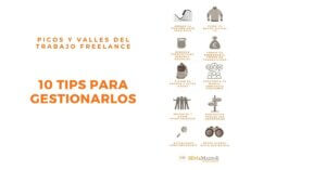 10 sugerencias prácticas para afrontar picos y valles en el trabajo freelance
